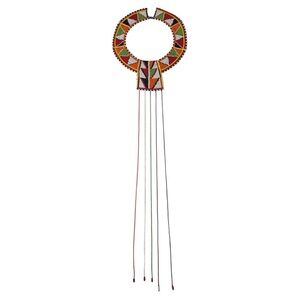 Maasai Beaded Wedding Choker Kenya Tribal